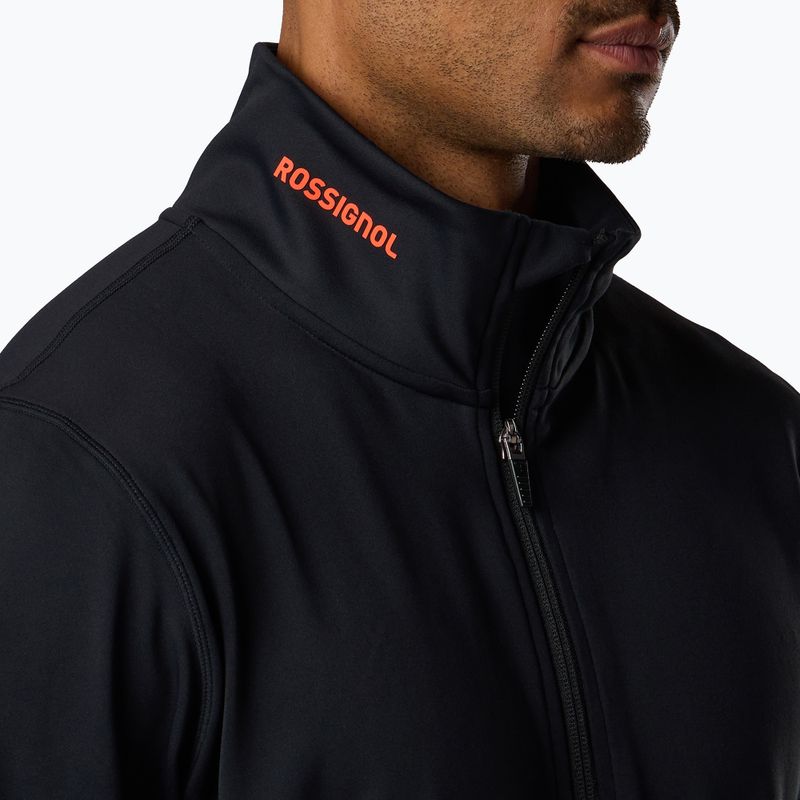 Férfi pulóver Rossignol Hero Stretch Fleece black 5