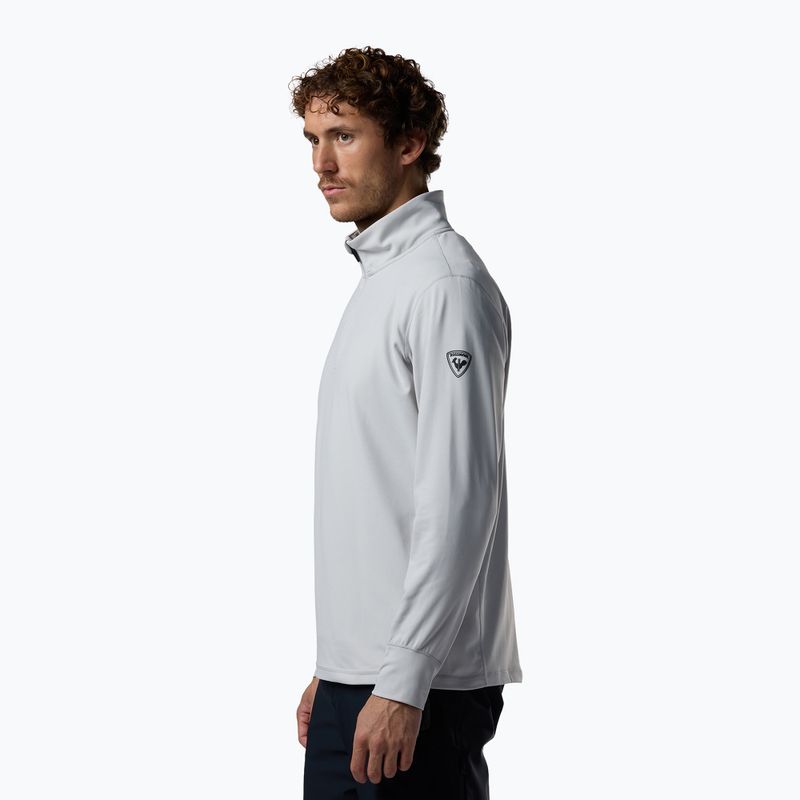 Férfi sípulóver Rossignol Mid Layer Stertch Half Zip light grey 4