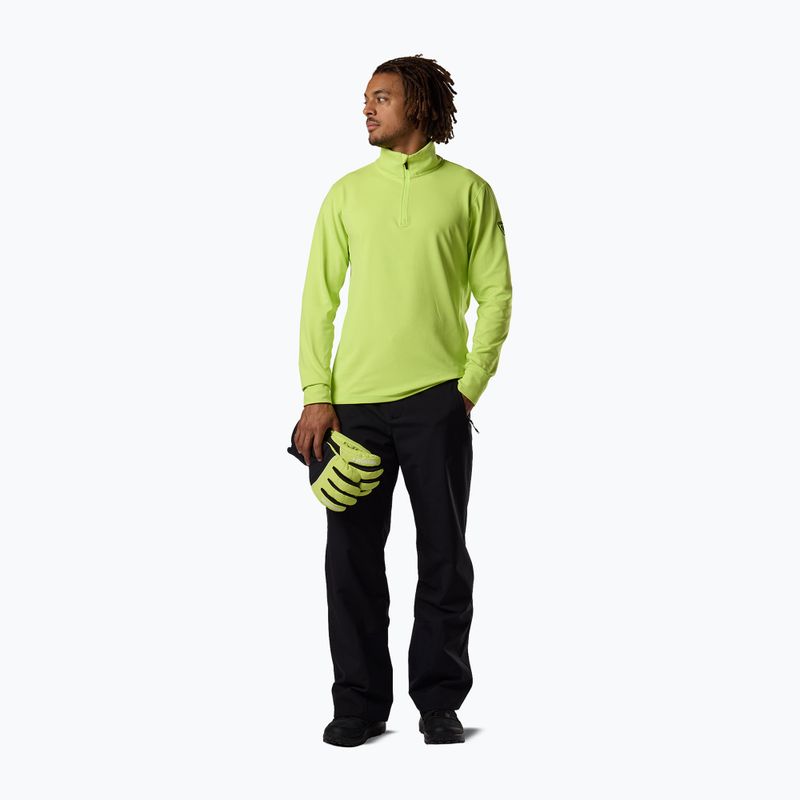 Férfi sípulóver Rossignol Mid Layer Stertch Half Zip wild lime 2
