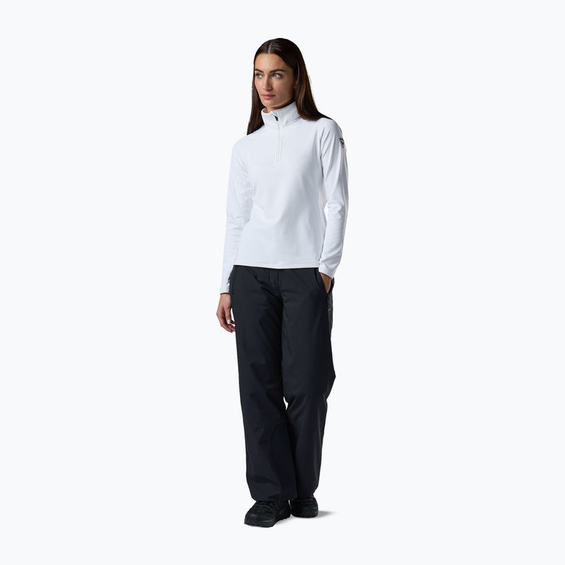Női polár pulóver Rossignol Mid Layer Stretch Half Zip white 2