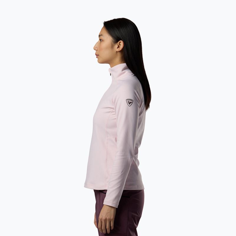 Női polár pulóver Rossignol Mid Layer Stretch Half Zip pale lilac 4