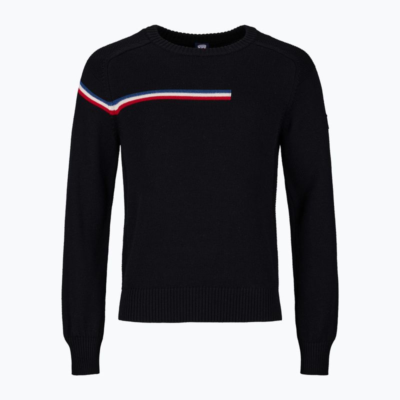 Férfi pulóver Rossignol Odysseus Crew Merino black 7