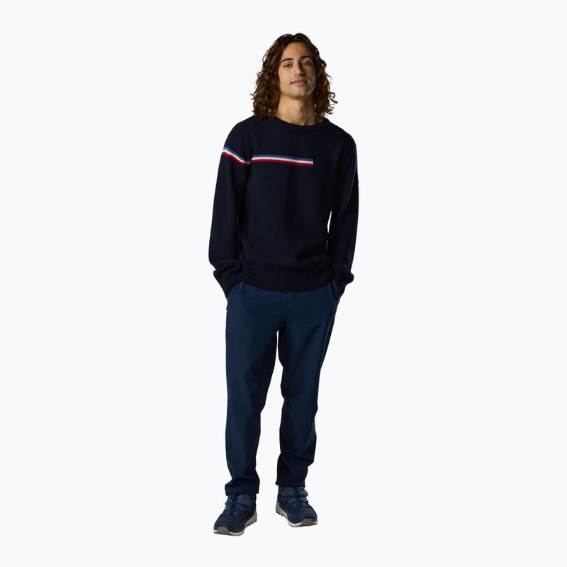 Férfi pulóver Rossignol Odysseus Crew Merino dark navy 2