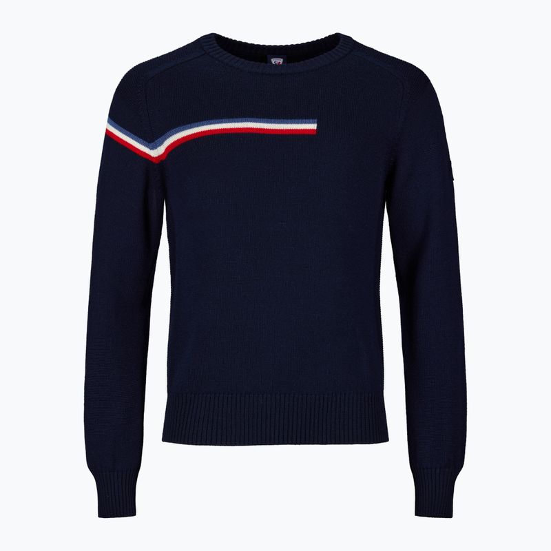 Férfi pulóver Rossignol Odysseus Crew Merino dark navy 7