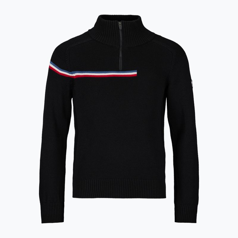 Férfi pulóver Rossignol Odysseus Half Zip Merino black 6