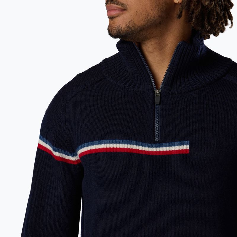 Férfi pulóver Rossignol Odysseus Half Zip Merino dark navy 5