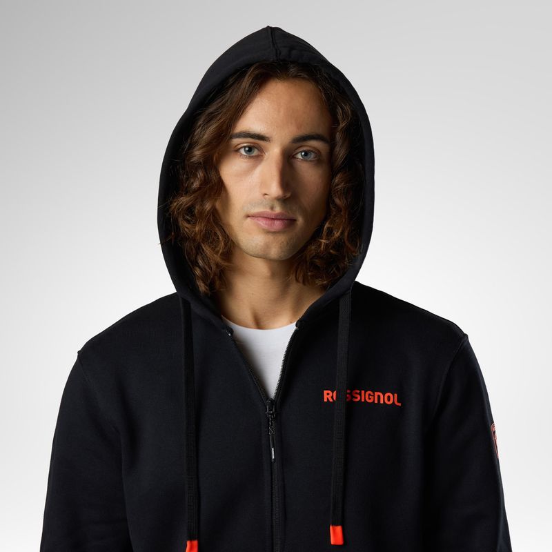 Férfi pulóver Rossignol Hero Full Zip Hoodie black 5