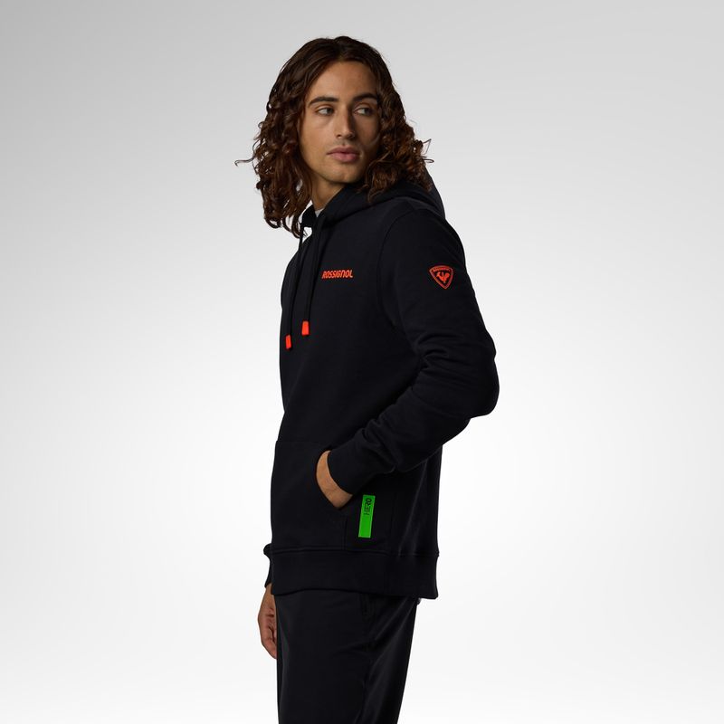Férfi pulóver Rossignol Hero Hoodie black 4