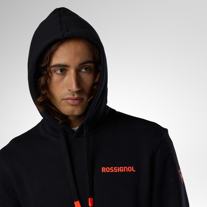 Férfi pulóver Rossignol Hero Hoodie black 5