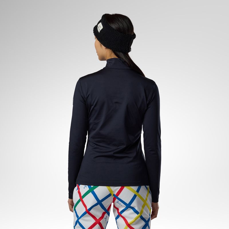 Női Termoaktiv pulóver Rossignol JCC Quarter Zip First Layer black 3