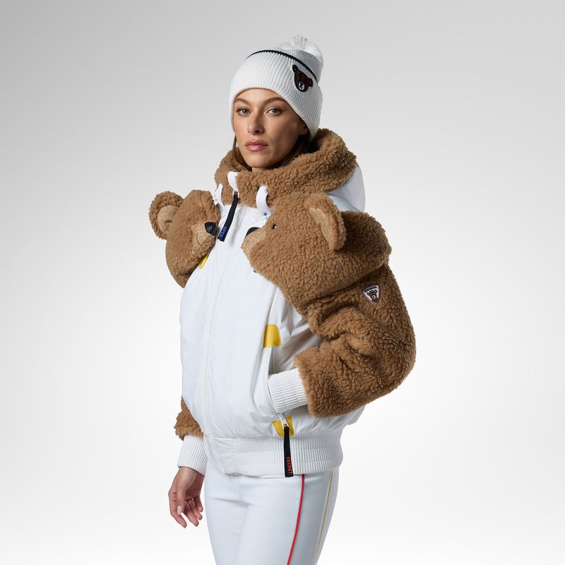 Női síkabát Rossignol JCC Teddy Hoodie white 4