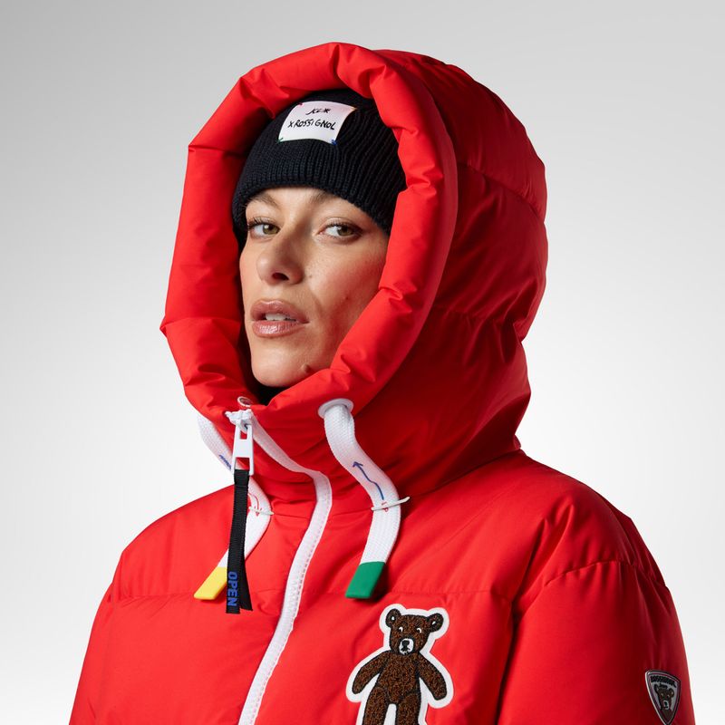 Női síkabát Rossignol JCC Allsnow Down red 6