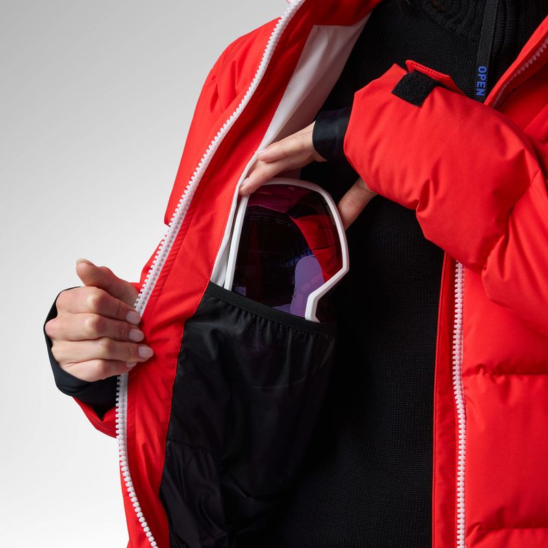 Női síkabát Rossignol JCC Allsnow Down red 7