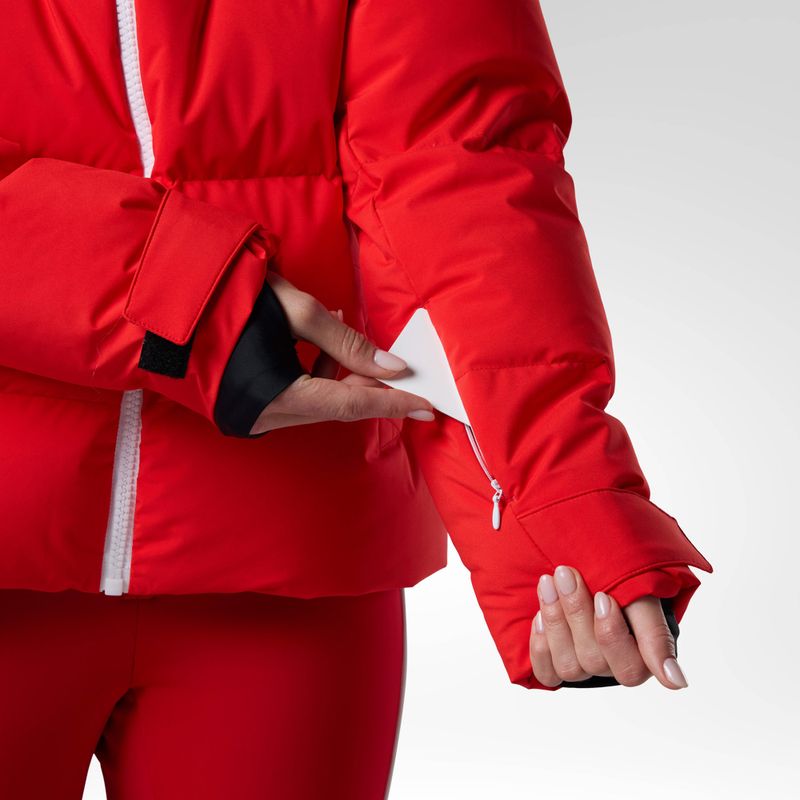 Női síkabát Rossignol JCC Allsnow Down red 9