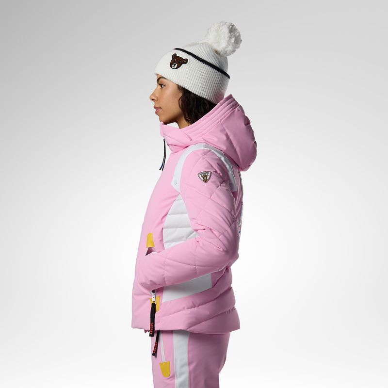 Női síkabát Rossignol JCC Valdiz Down new pink 4