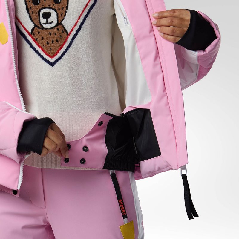 Női síkabát Rossignol JCC Valdiz Down new pink 13