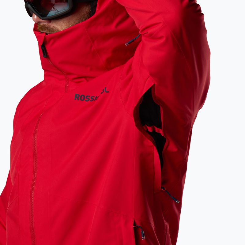 Férfi síkabát Rossignol Rochrun Insulated sport red solid 14