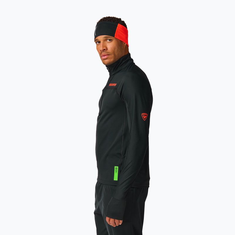 Férfi pulóver Rossignol Hero Half Zip First Layer black 4