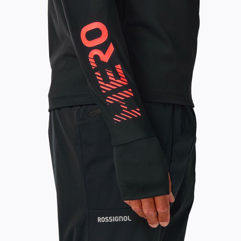 Férfi pulóver Rossignol Hero Half Zip First Layer black 6