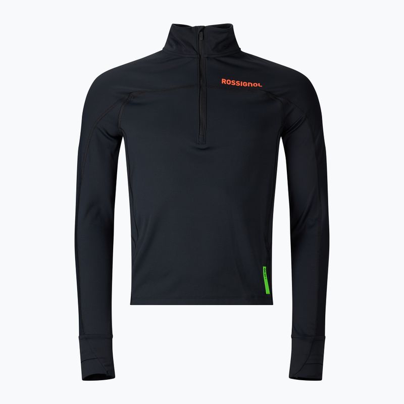 Férfi pulóver Rossignol Hero Half Zip First Layer black 9