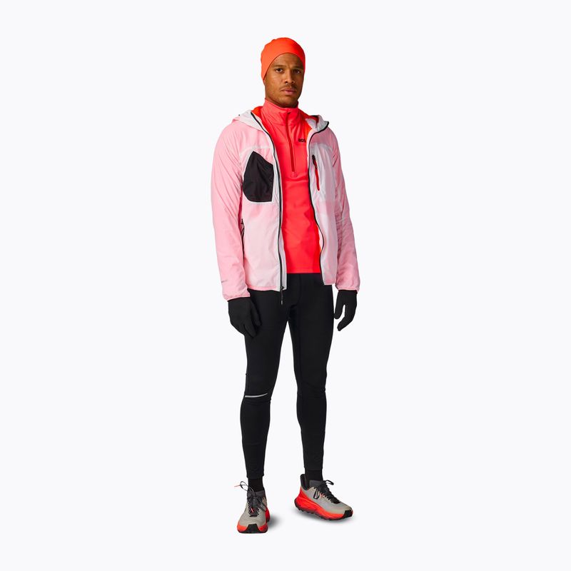 Férfi pulóver Rossignol Hero Half Zip First Layer neon red 2