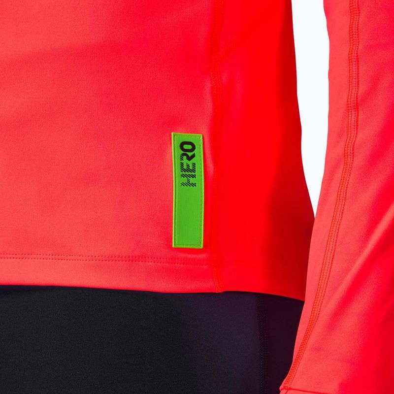 Férfi pulóver Rossignol Hero Half Zip First Layer neon red 7