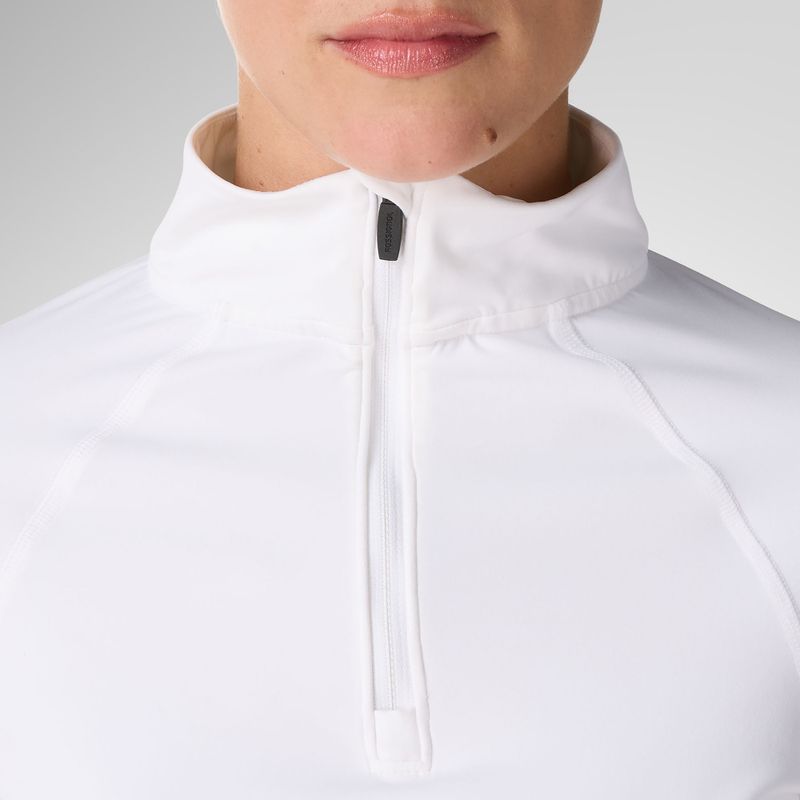 Női Termoaktiv pulóver Rossignol Half Zip First Layer white 4