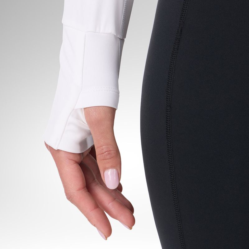 Női Termoaktiv pulóver Rossignol Half Zip First Layer white 5