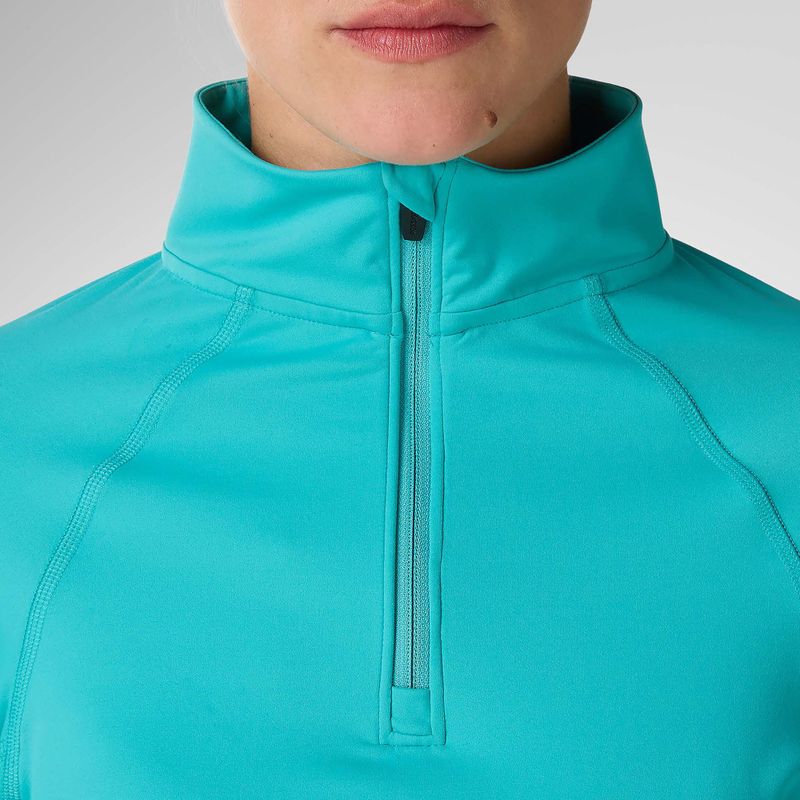 Női Termoaktiv pulóver Rossignol Half Zip First Layer baltic 5