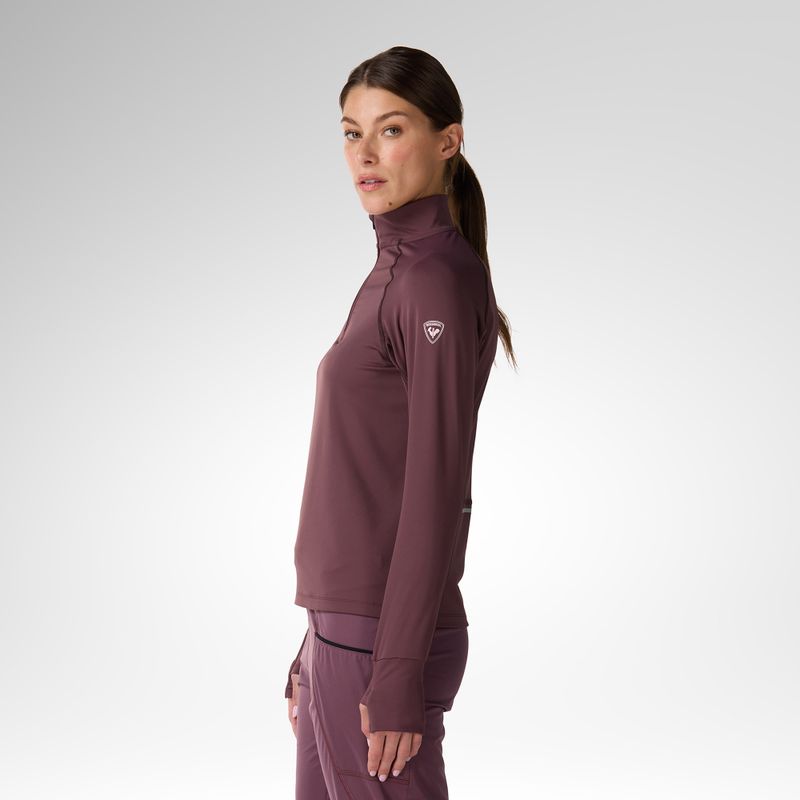 Női Termoaktiv pulóver Rossignol Half Zip First Layer huckleberry 4