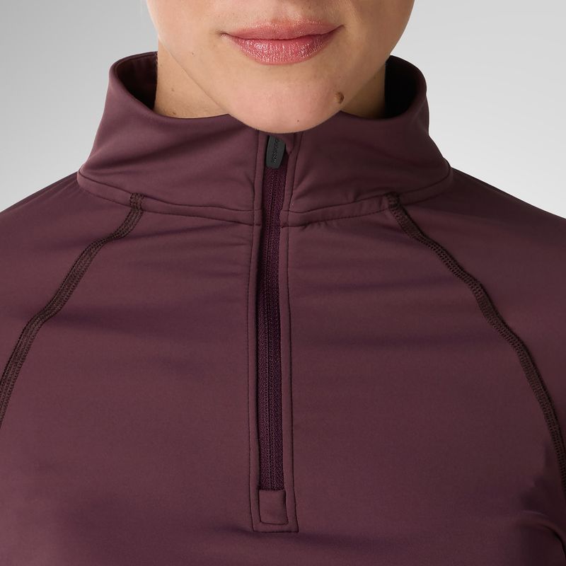 Női Termoaktiv pulóver Rossignol Half Zip First Layer huckleberry 5
