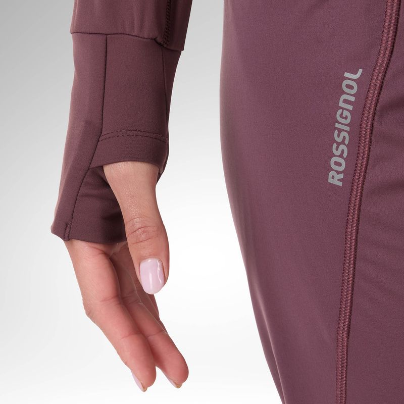 Női Termoaktiv pulóver Rossignol Half Zip First Layer huckleberry 6