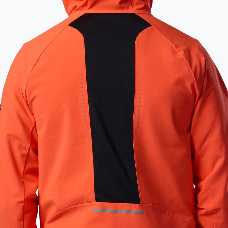 Férfi sífutódzseki Rossignol Venon Wind Hoodie neon red 6