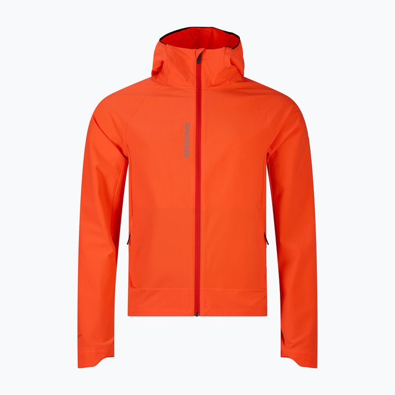Férfi sífutódzseki Rossignol Venon Wind Hoodie neon red 10