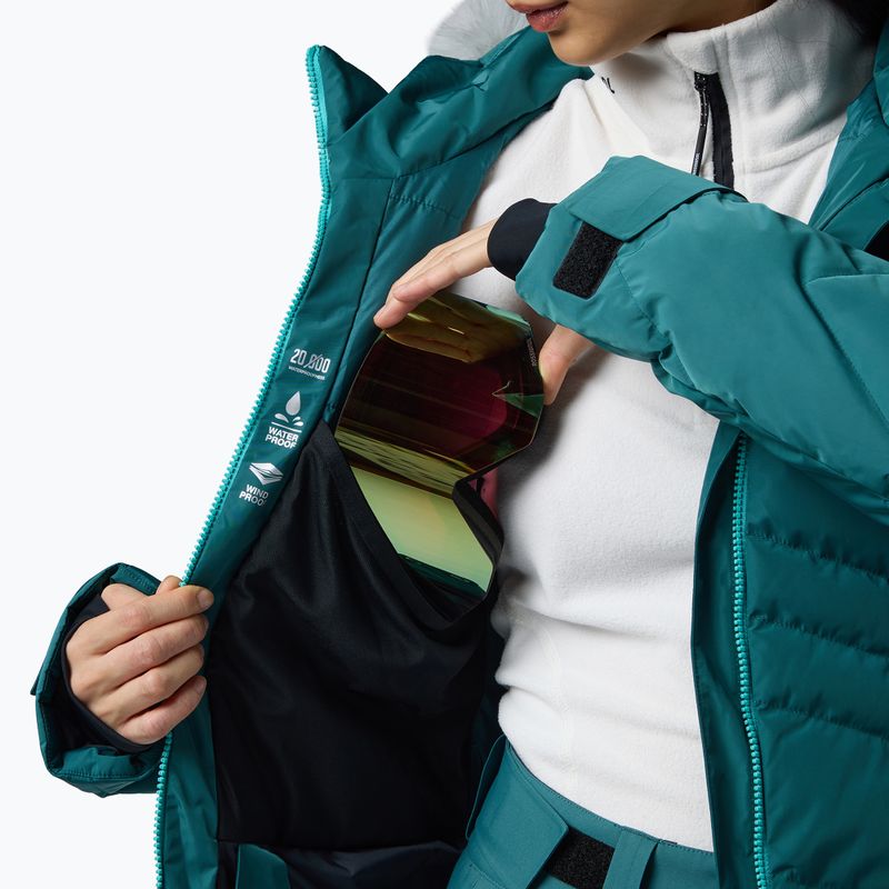 Női síkabát Rossignol Staci Insulated transformative teal pearly 11