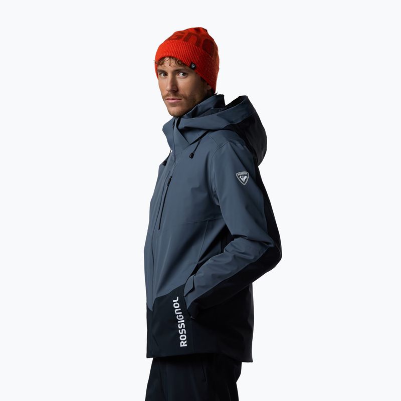Férfi síkabát Rossignol 4WS Blackside Insulated turbulence/black 4