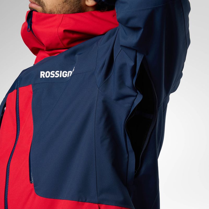 Férfi síkabát Rossignol Velika Insulated sports red/dark navy 9