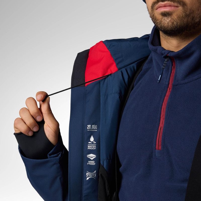 Férfi síkabát Rossignol Velika Insulated sports red/dark navy 13