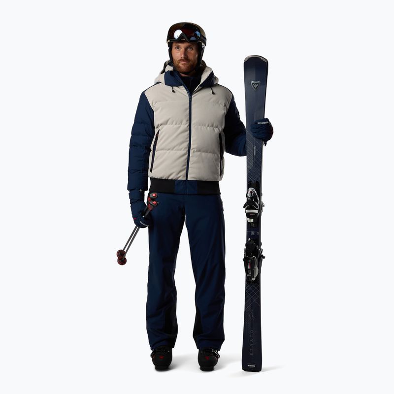 Férfi síkabát Rossignol Corduroy Down Bomber silver cloud/dark navy 2