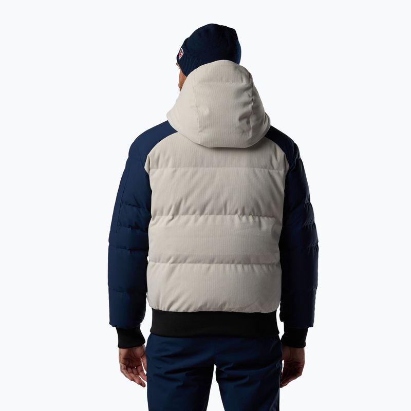 Férfi síkabát Rossignol Corduroy Down Bomber silver cloud/dark navy 3