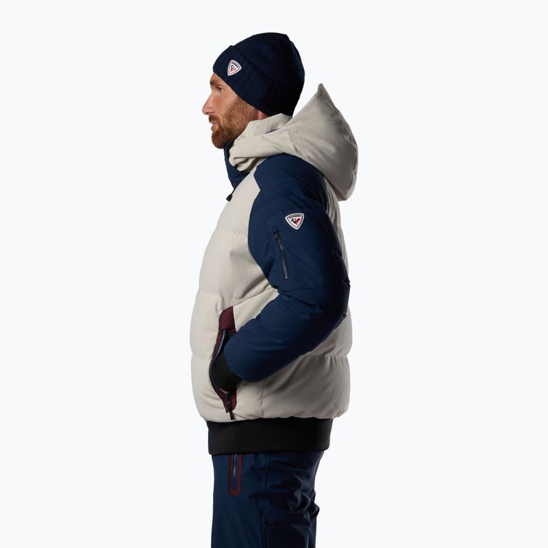 Férfi síkabát Rossignol Corduroy Down Bomber silver cloud/dark navy 4