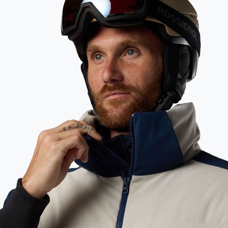 Férfi síkabát Rossignol Corduroy Down Bomber silver cloud/dark navy 6