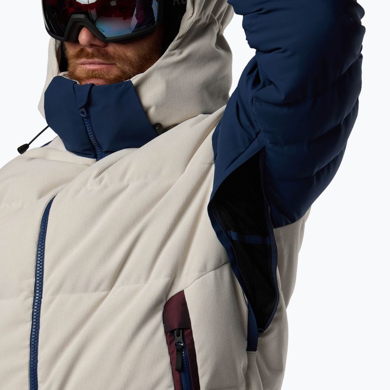 Férfi síkabát Rossignol Corduroy Down Bomber silver cloud/dark navy 9