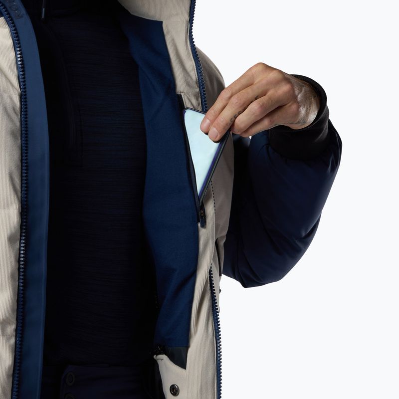 Férfi síkabát Rossignol Corduroy Down Bomber silver cloud/dark navy 12