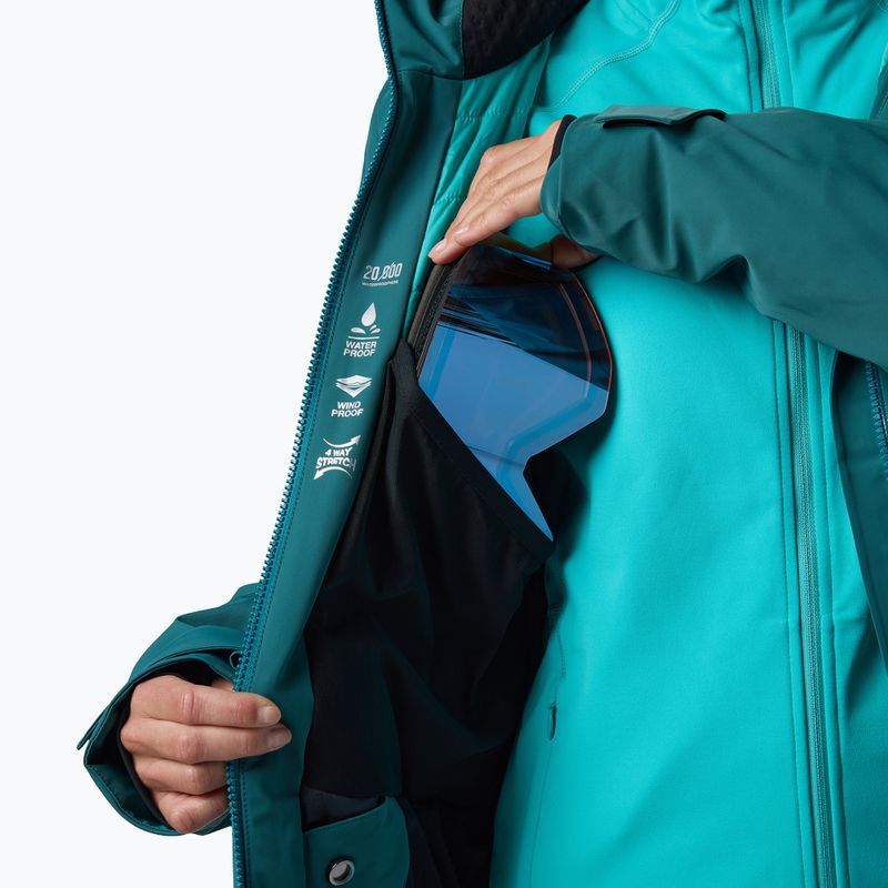 Női síkabát Rossignol 4WS Blackside Insulated transformative teal 15