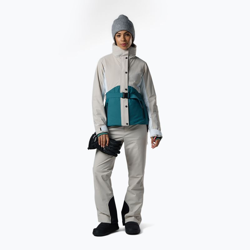Női síkabát Rossignol Snowdazzle Belted silver cloud 2