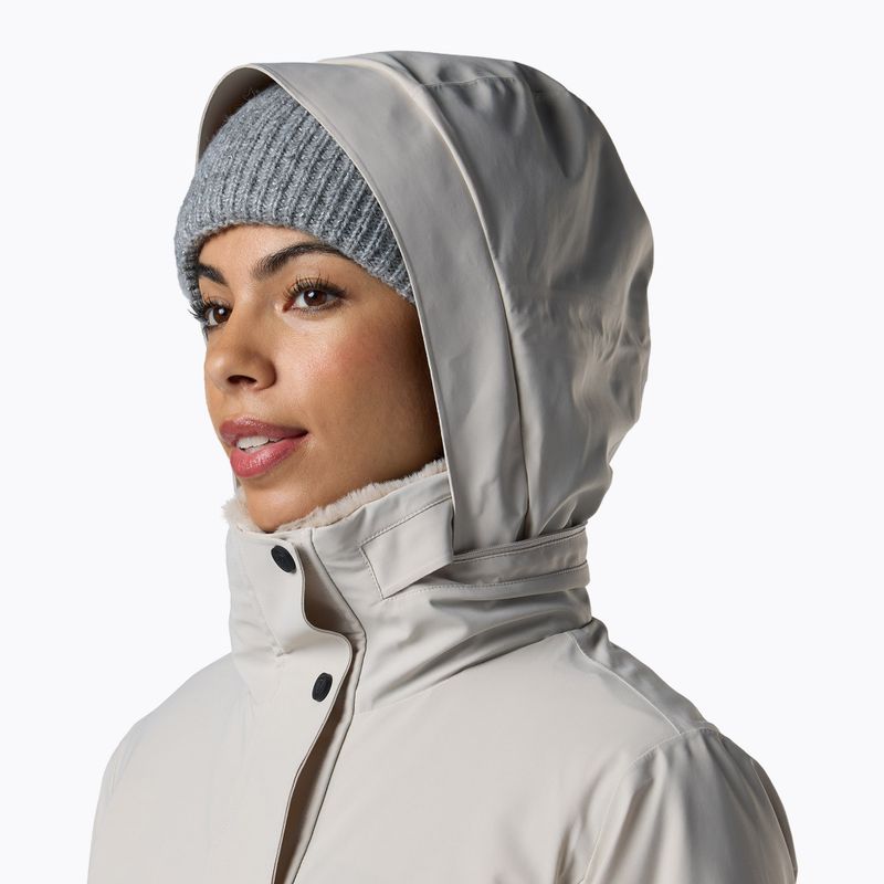 Női síkabát Rossignol Snowdazzle Belted silver cloud 5
