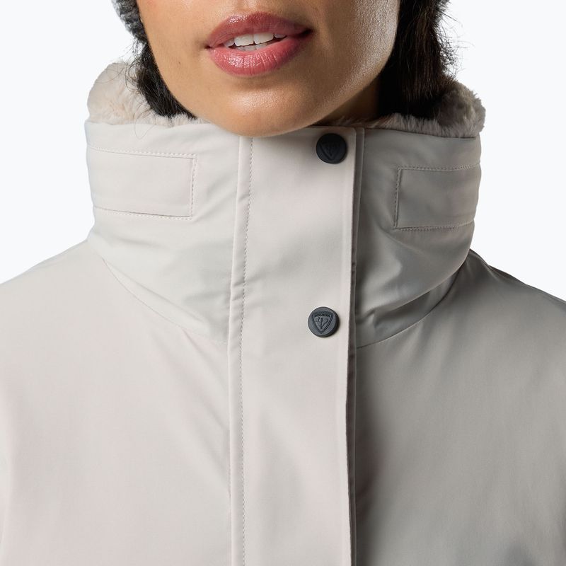 Női síkabát Rossignol Snowdazzle Belted silver cloud 7