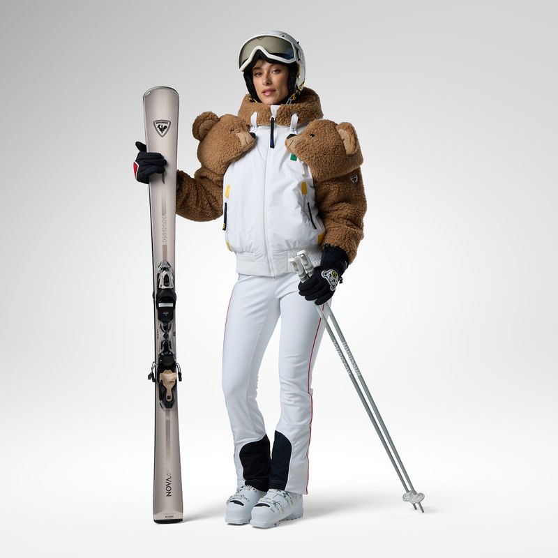 Női sínadrág Rossignol JCC Softshell white 2