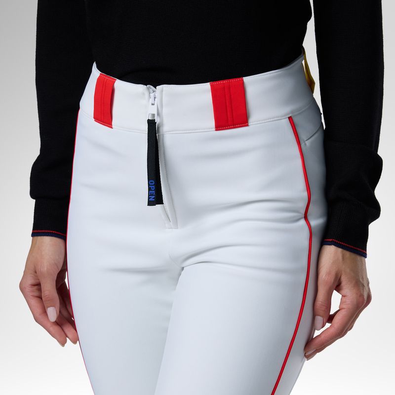 Női sínadrág Rossignol JCC Softshell white 5